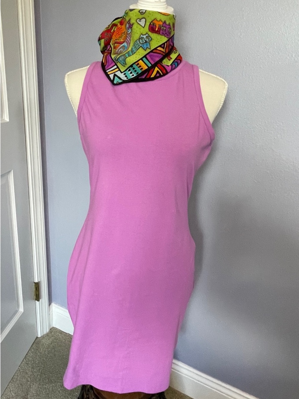 Sleeveless Bodycon Dress Duo - Pink & Lime - Picture 3 of 14